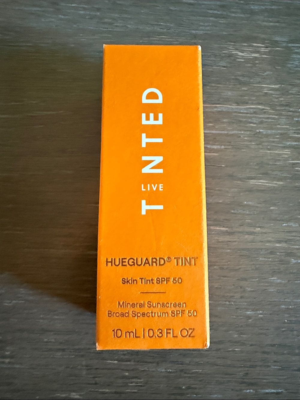 TINTED Live HueGuard Tint Mineral Sunscreen SPF 50 — Orange